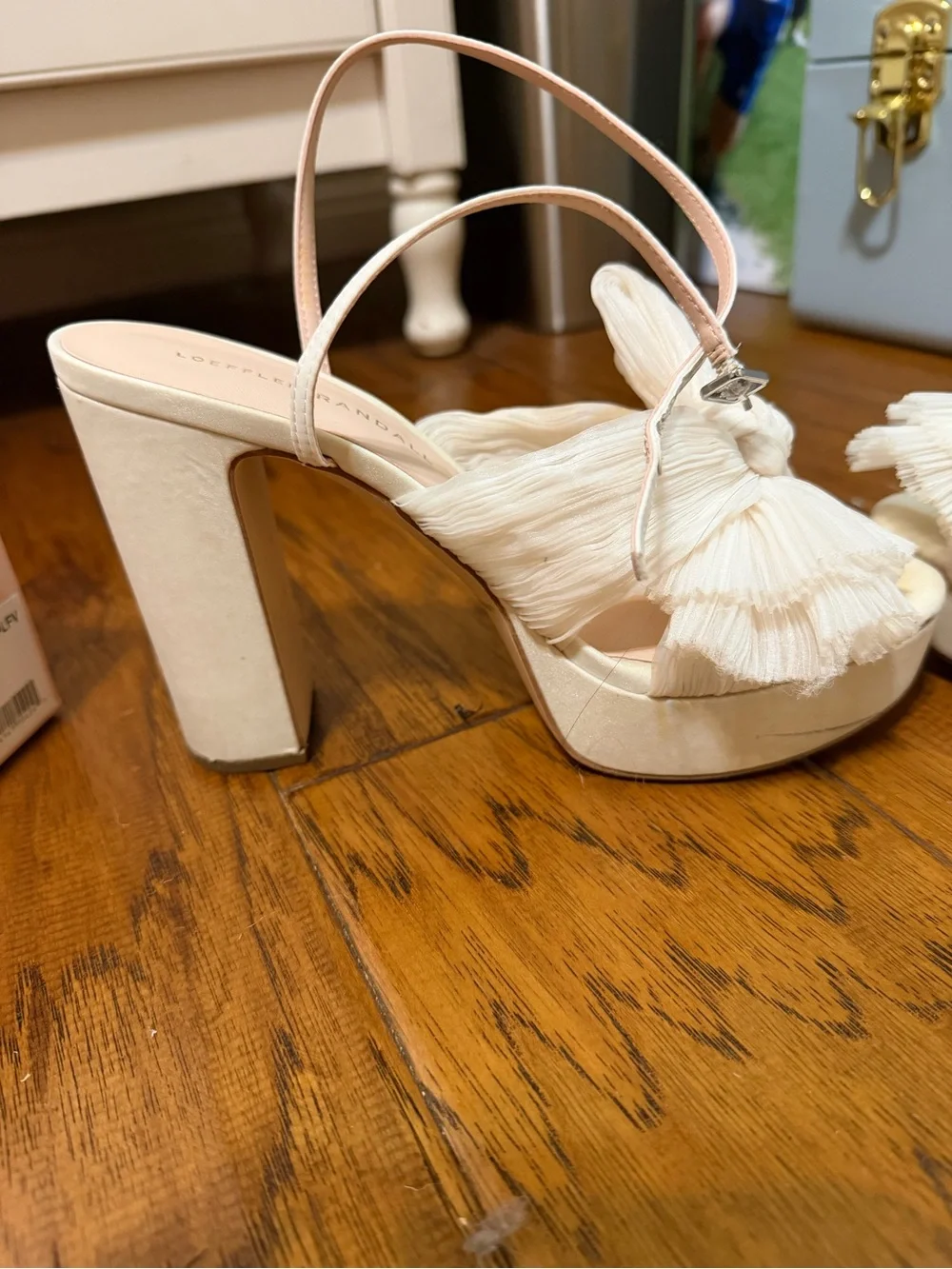 Loeffler Randall Natalia Pearl Platform Bow Heel
